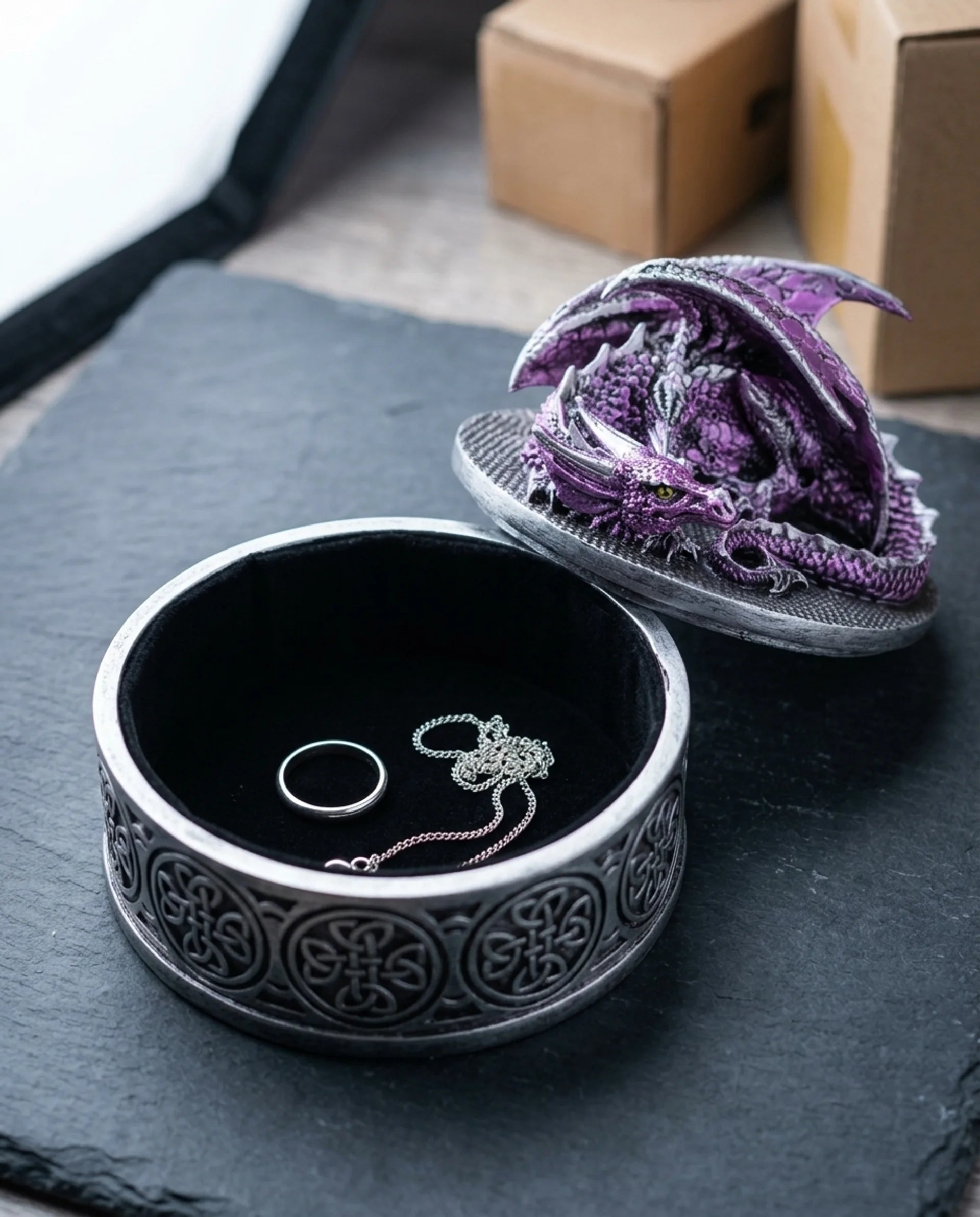 Mythical Dragon Treasure Storage Box