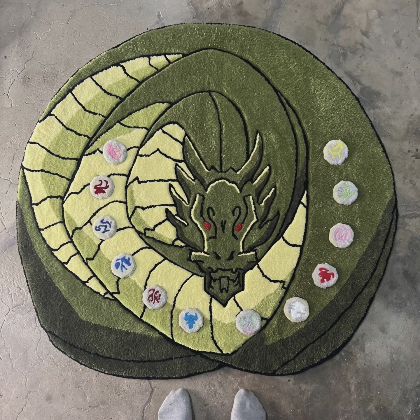 Saint Master Dragon Tufting Rug